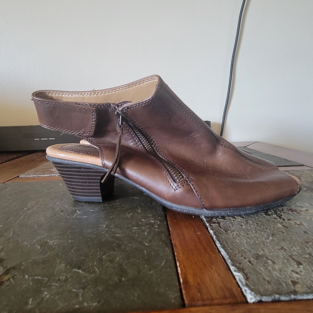 NEW EARTH Kristy ankle boot boot peep toe sandals - Picture 5 of 9